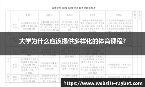 大学为什么应该提供多样化的体育课程？